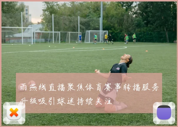 雨燕线直播聚焦体育赛事转播服务升级吸引球迷持续关注